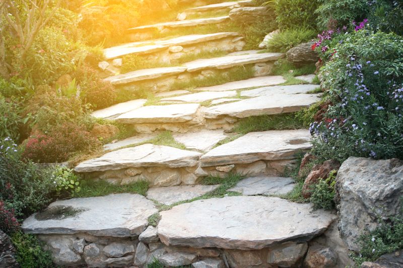 Stone Steps for Garden Access