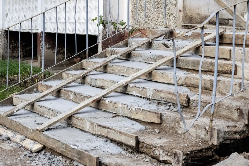 Wood Stair Railing Repair in Alpharetta, GA