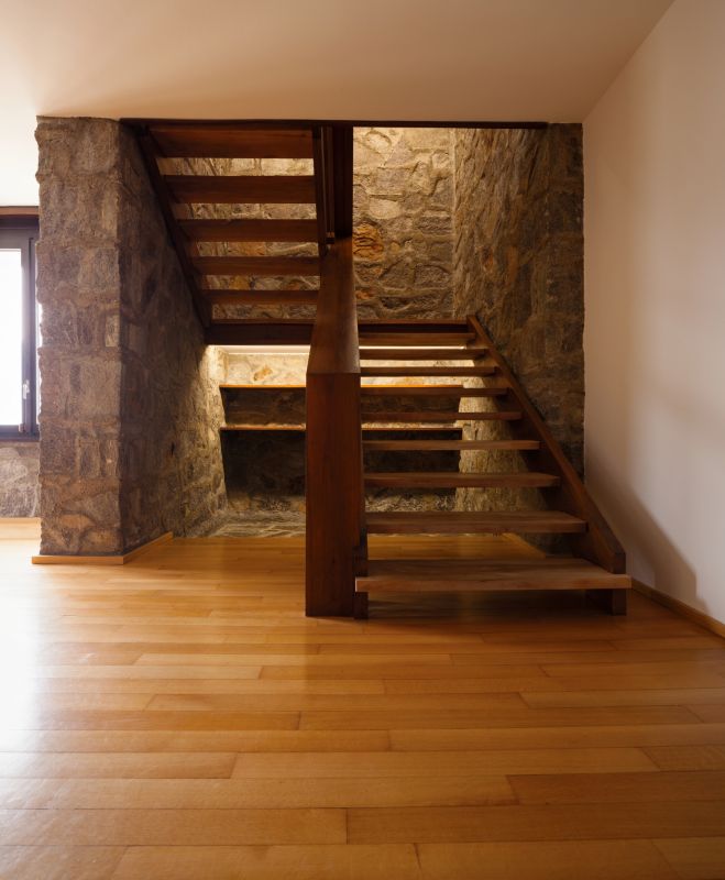 Rustic Wood Stairs